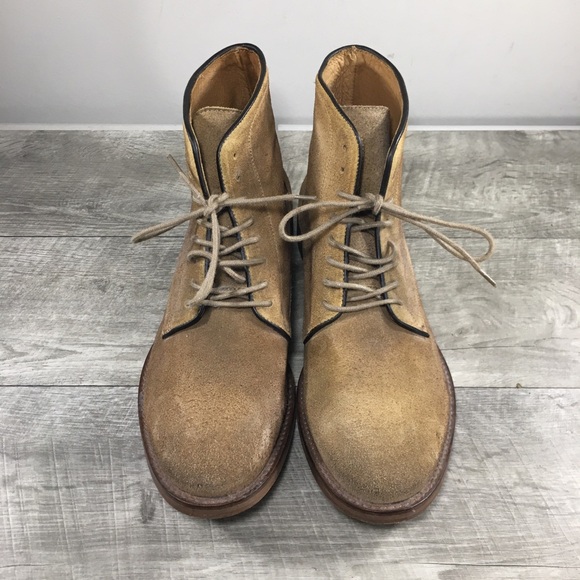 Hudson London Drum Dye Roughout Suede Lace Up Dress Streetwear Men\'s Boots 11 US main image 11